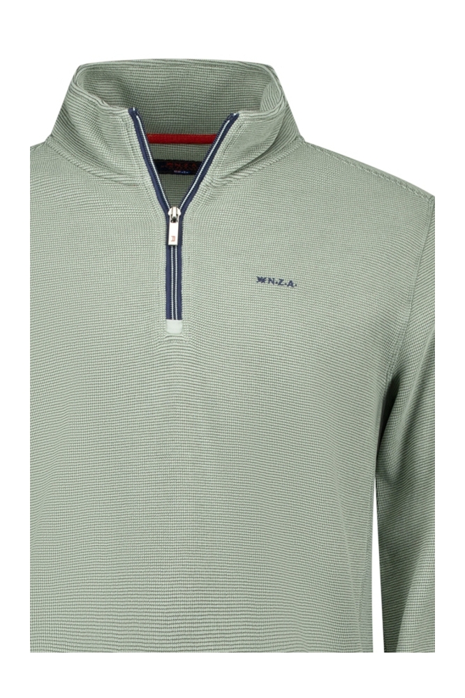 SWEAT HALF ZIP 25GN305 1754 Soft Green